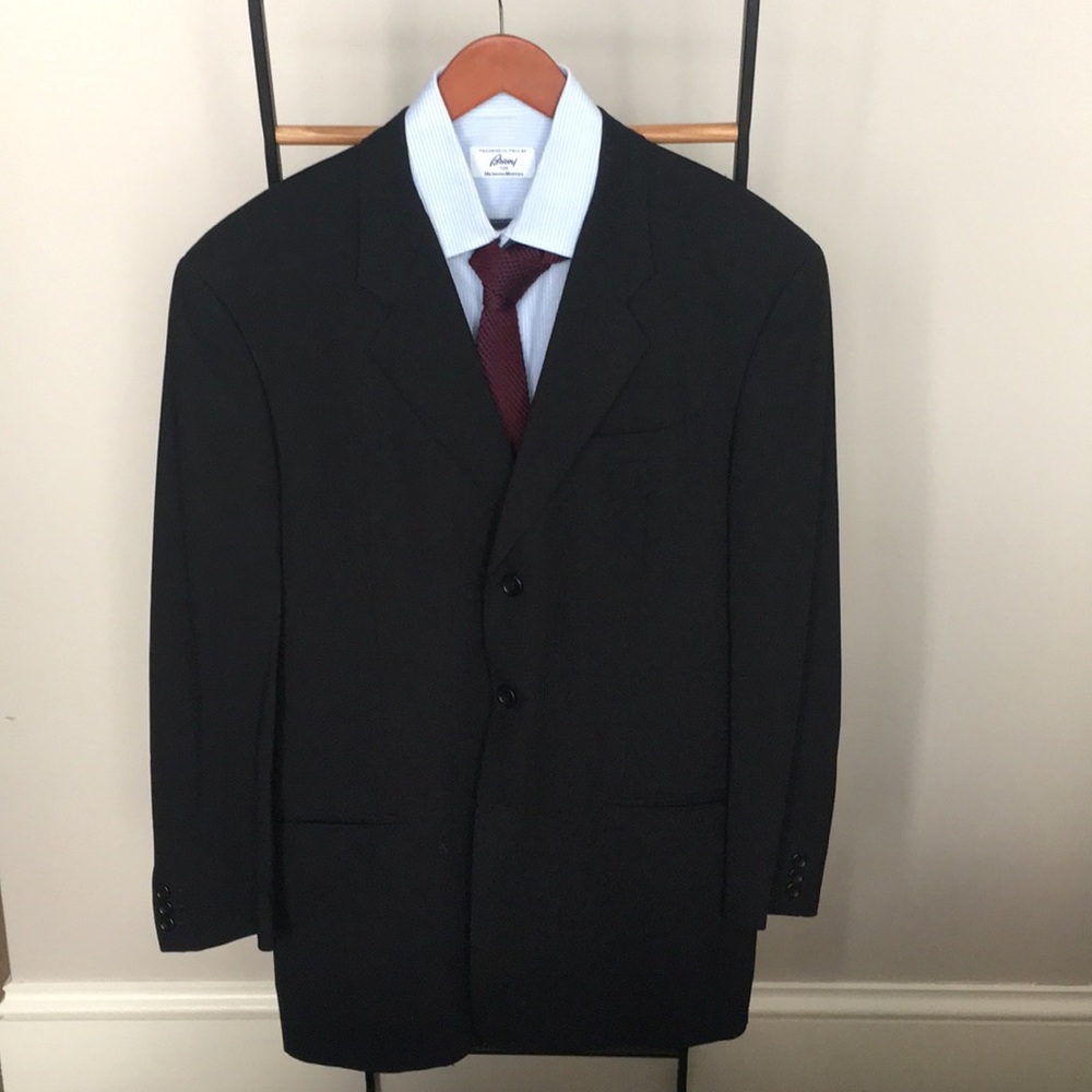 Giorgio Armani black suit